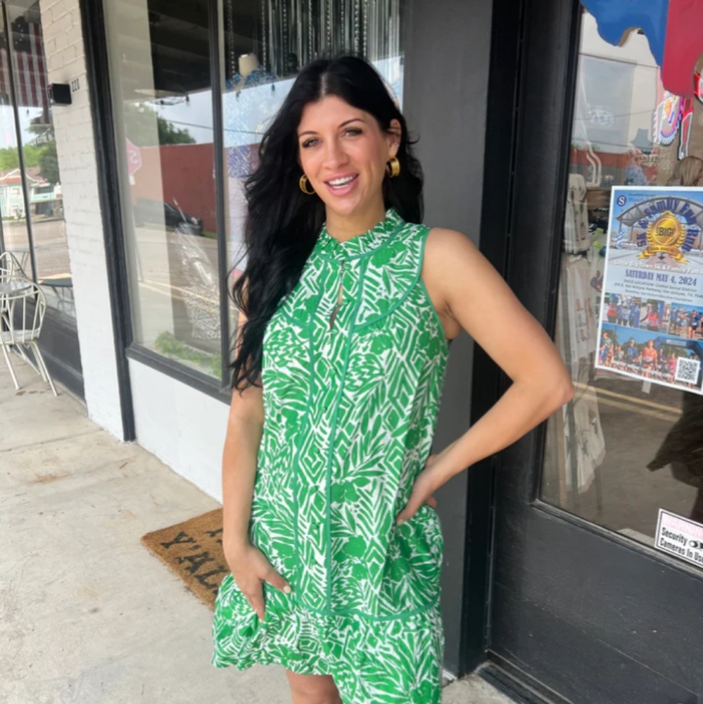 Tara Trimmed Yoke Dress